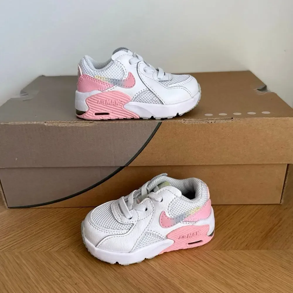 Nike Air Max Excee White/Pink Toddler Sneakers- SZ 4 C